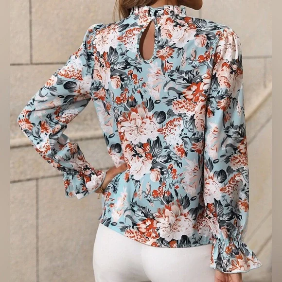 BUNDLE DEAL with 3 Blouses: Women’s long sleeve gorgeous Blouses, all SZ XL - Picture 4 of 6